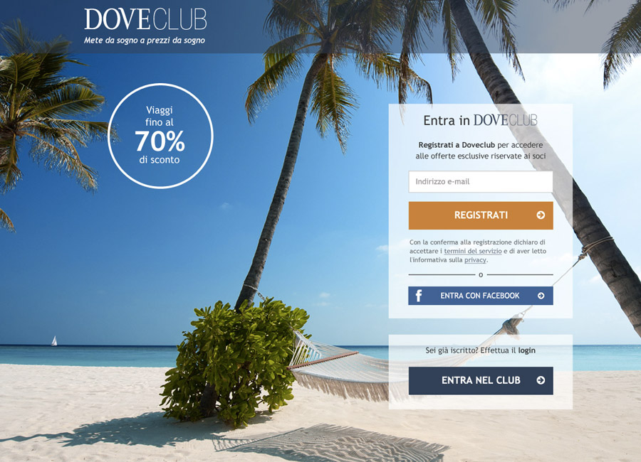 DoveClub - Travel E-commerce Website